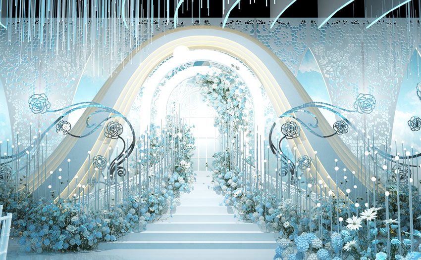 义乌釡香烙馍村水晶厅效果展示